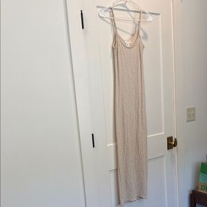 Elegant Cream Maxi Dress